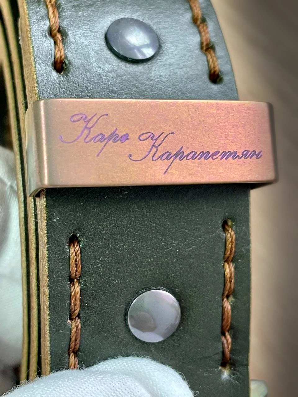 Кожаное изделие ручной работы — авторская работа